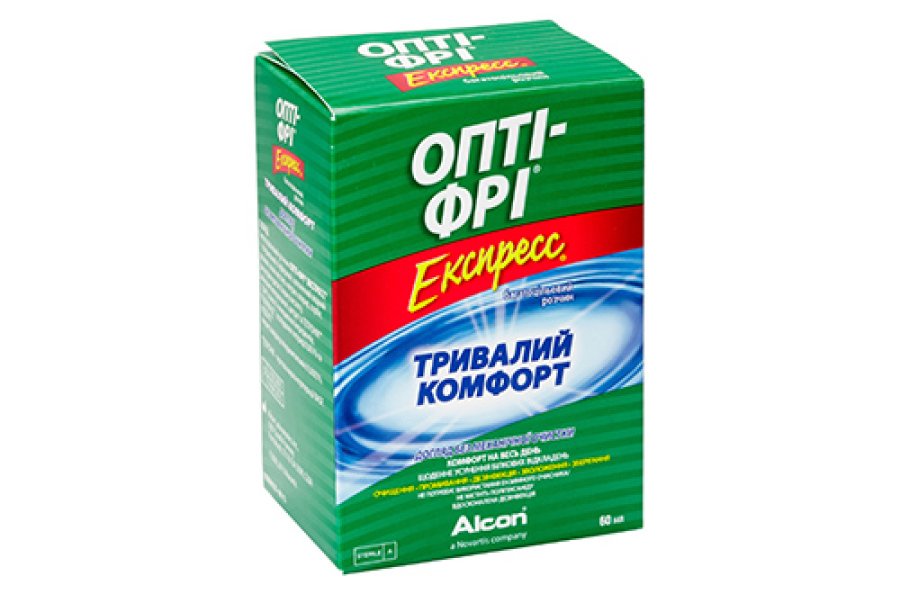 Растворы для очистки линз Розчин для очищення лінз Alcon Opti-Free Express Фото №2 - linza.ua